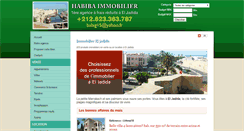 Desktop Screenshot of immo-maroc-eljadida.com