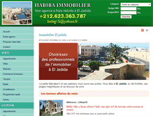 Tablet Screenshot of immo-maroc-eljadida.com